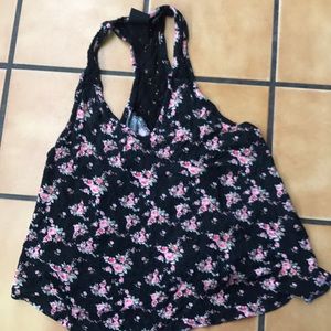 Flower Tank Crop Top